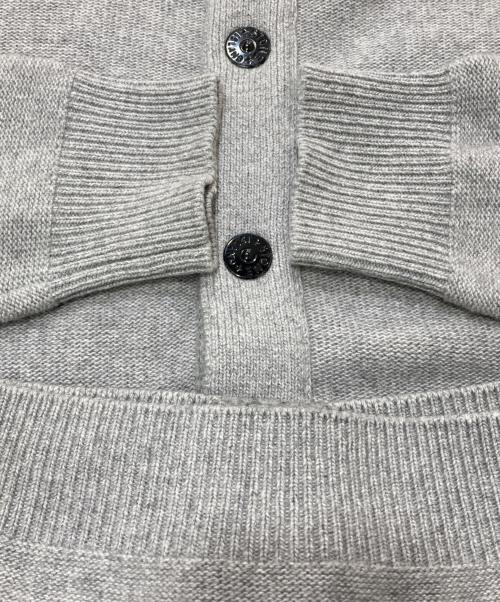 STONE ISLAND（ストーンアイランド）STONE ISLAND (ストーンアイランド) カシミヤ混MA-1タイプニット ブルゾン グレー サイズ:Mの古着・服飾アイテム