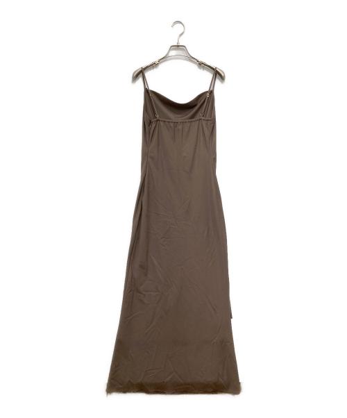 Snidel（スナイデル）Snidel (スナイデル) ホルターキャミワンピース ベージュ サイズ:SIZE0の古着・服飾アイテム