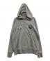 stussy（ステューシー）の古着「裏サーマルジップパーカー」｜グレー