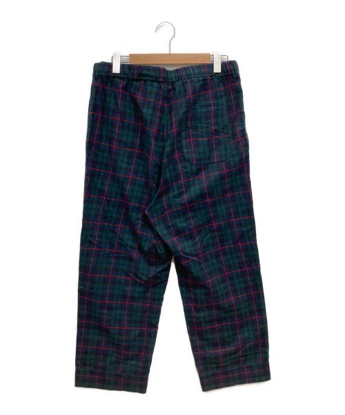 oldman's tailor（オールドマンズテーラー）oldman's tailor (オールドマンズテーラー) Morning Rockwell Pants/チェックパジャマパンツ グリーン サイズ:SIZE38の古着・服飾アイテム