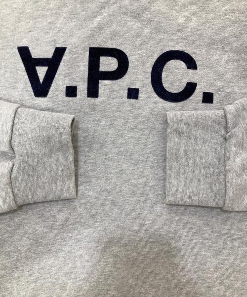A.P.C.（アーペーセー）A.P.C. (アーペーセー) COFAX Viva Sweatshirt グレー サイズ:XSの古着・服飾アイテム