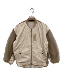 JOHNBULL（ジョンブル）の古着「シースルーMA-1」｜ベージュ