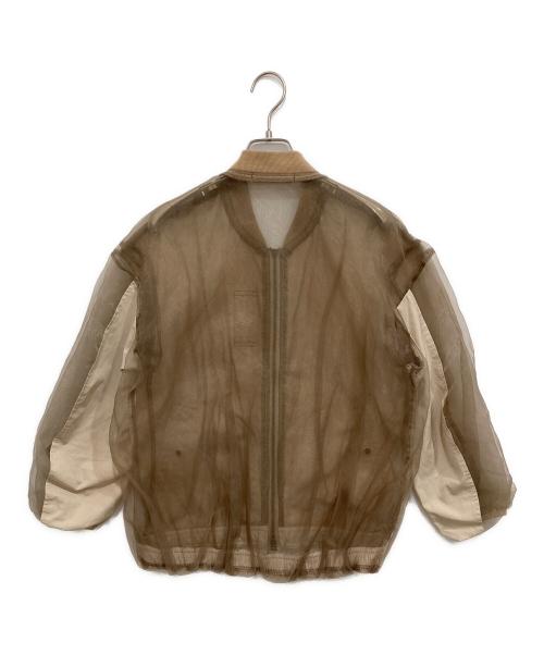JOHNBULL（ジョンブル）Johnbull (ジョンブル) シースルーMA-1 ベージュ サイズ:FREEの古着・服飾アイテム