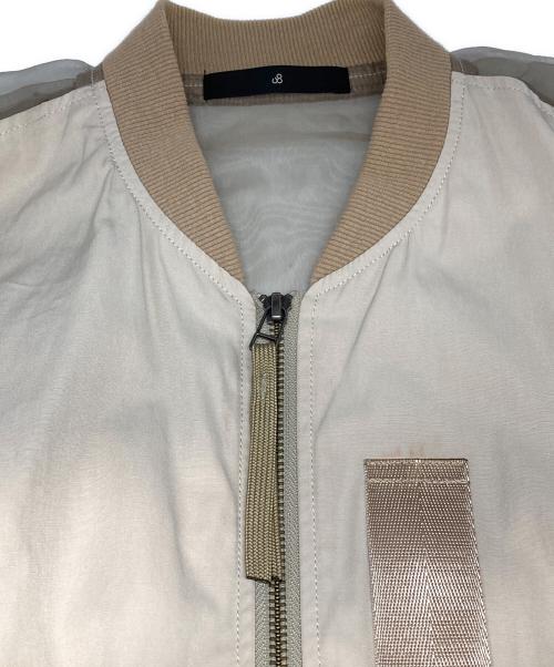 JOHNBULL（ジョンブル）Johnbull (ジョンブル) シースルーMA-1 ベージュ サイズ:FREEの古着・服飾アイテム