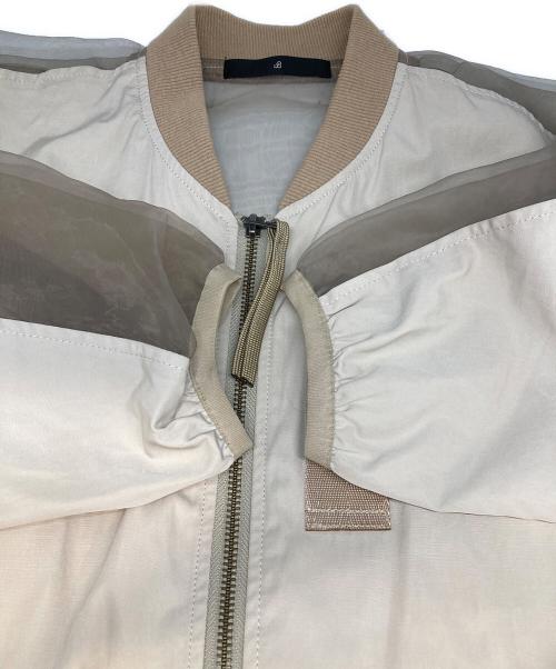 JOHNBULL（ジョンブル）Johnbull (ジョンブル) シースルーMA-1 ベージュ サイズ:FREEの古着・服飾アイテム