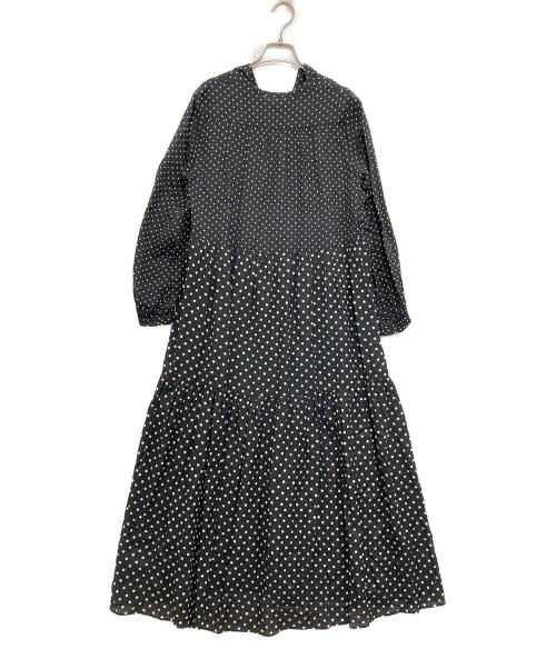 ne quittez pas（ヌキテパ）ne quittez pas (ヌキテパ) ドットワンピース ブラック サイズ:40の古着・服飾アイテム