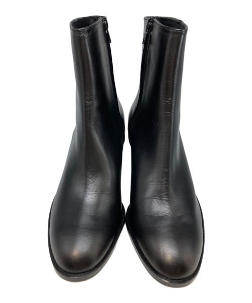 TOMORROW LAND（トゥモローランド）TOMORROW LAND (トゥモローランド) チャンキーヒールブーツ ブラック サイズ:SIZE38の古着・服飾アイテム