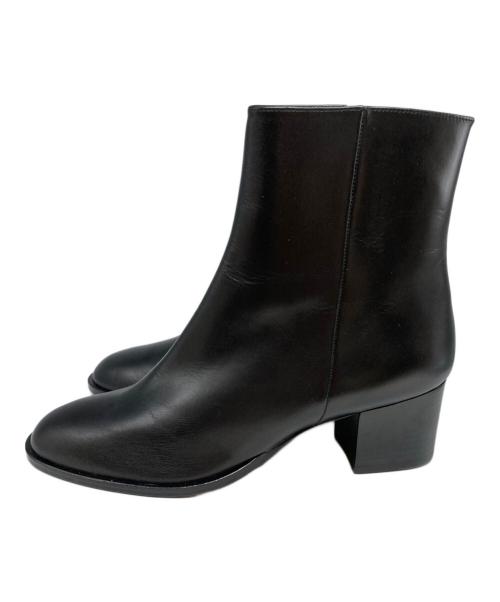 TOMORROW LAND（トゥモローランド）TOMORROW LAND (トゥモローランド) チャンキーヒールブーツ ブラック サイズ:SIZE38の古着・服飾アイテム