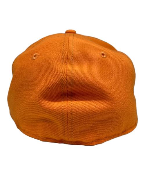 New Era（ニューエラ）New Era (ニューエラ) stussy (ステューシー) 刺繍キャップ オレンジ サイズ:7 1/2の古着・服飾アイテム