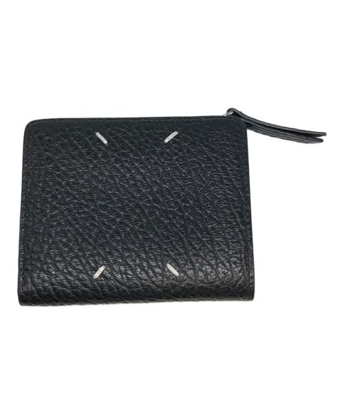 Maison Margiela（メゾンマルジェラ）Maison Margiela (メゾンマルジェラ) 4ステッチフリップフラップウォレット ブラックの古着・服飾アイテム