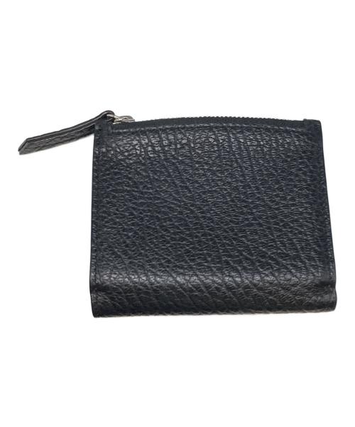 Maison Margiela（メゾンマルジェラ）Maison Margiela (メゾンマルジェラ) 4ステッチフリップフラップウォレット ブラックの古着・服飾アイテム