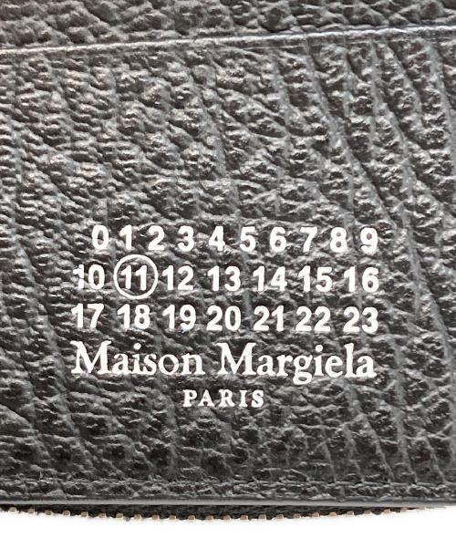 Maison Margiela（メゾンマルジェラ）Maison Margiela (メゾンマルジェラ) 4ステッチフリップフラップウォレット ブラックの古着・服飾アイテム