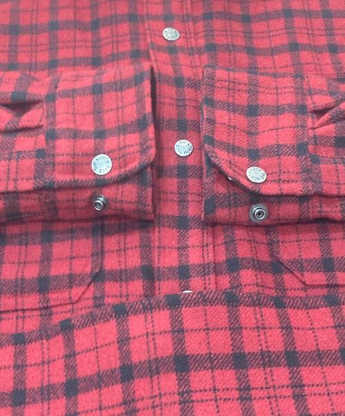 THE NORTH FACE（ザ ノース フェイス）THE NORTH FACE (ザ ノース フェイス) Brushwood Wool Shirt/ブラッシュウッドウールシャツ レッド サイズ:Lの古着・服飾アイテム