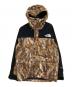 THE NORTH FACE（ザ ノース フェイス）の古着「NOVELTY MOUNTAIN LIGHT JACKET/リアルツリー柄マウンテンパーカー」｜ブラック