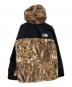 THE NORTH FACE (ザ ノース フェイス) NOVELTY MOUNTAIN LIGHT JACKET/リアルツリー柄マウンテンパーカー ブラック サイズ:S：25000円