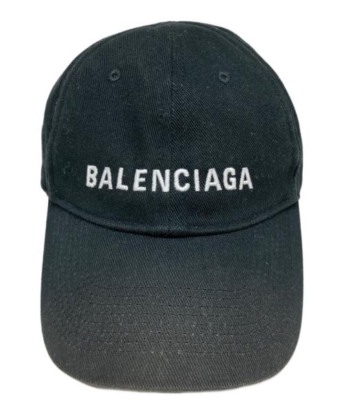 BALENCIAGA（バレンシアガ）BALENCIAGA (バレンシアガ) キャップ ブラック サイズ:L59cmの古着・服飾アイテム