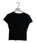 FENDI jeans (フェンディ ジーンズ) スパンコールロゴTシャツ ブラック サイズ:40：9000円