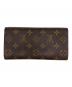 LOUIS VUITTON (ルイ ヴィトン) ポルトフォイユ・エミリー ルージュ：12000円