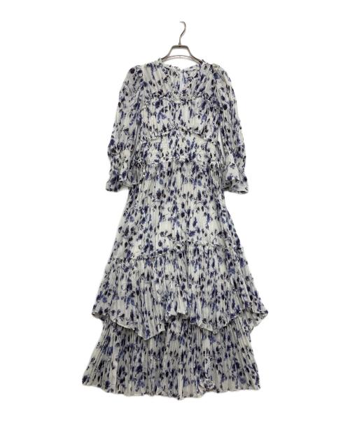 Snidel（スナイデル）Snidel (スナイデル) ワッシャープリーツワンピース ホワイトの古着・服飾アイテム