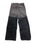 Jieda (ジエダ) 2TONE BAGGY DENIM PANTS ブラック サイズ:2：12000円