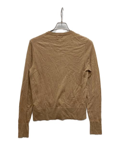 POLO RALPH LAUREN（ポロ・ラルフローレン）POLO RALPH LAUREN (ポロ・ラルフローレン) コットンクルーネックカーディガン ベージュ サイズ:Mの古着・服飾アイテム