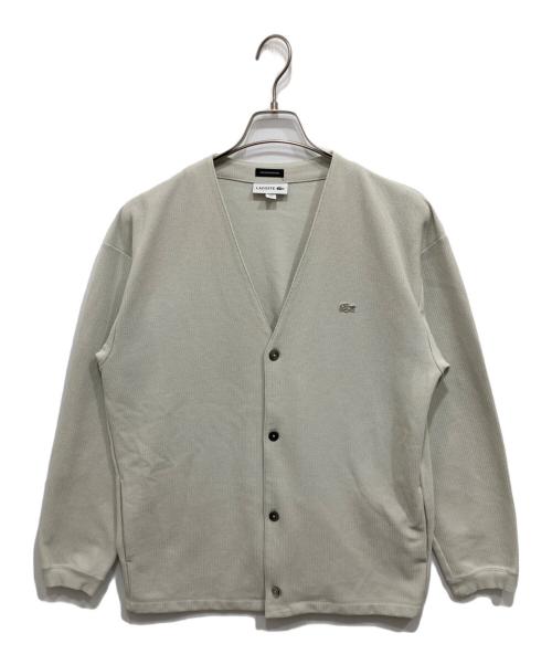 LACOSTE（ラコステ）LACOSTE (ラコステ) BEAUTY&YOUTH (ビューティーアンドユース) EXCLUSIVE EDITION 1TONE CARDIGAN ミントグリーン サイズ:Lの古着・服飾アイテム