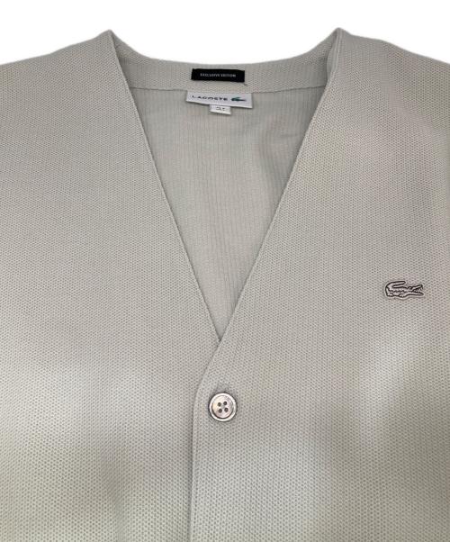 LACOSTE（ラコステ）LACOSTE (ラコステ) BEAUTY&YOUTH (ビューティーアンドユース) EXCLUSIVE EDITION 1TONE CARDIGAN ミントグリーン サイズ:Lの古着・服飾アイテム