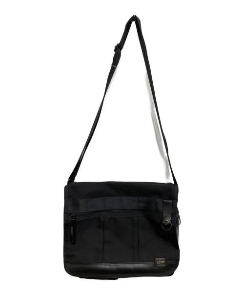 PORTER（ポーター）PORTER (ポーター) HEAT ショルダーバッグ ブラックの古着・服飾アイテム