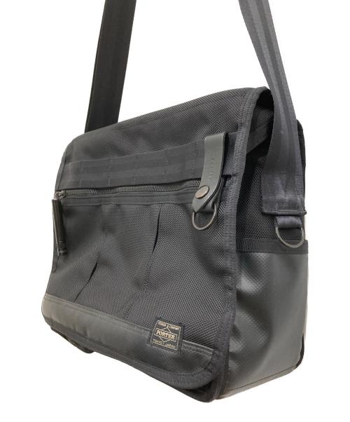 PORTER（ポーター）PORTER (ポーター) HEAT ショルダーバッグ ブラックの古着・服飾アイテム