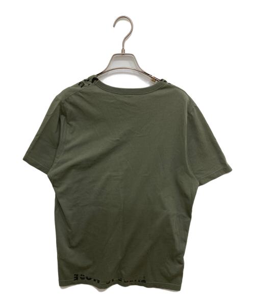 Maison Martin Margiela（メゾンマルタンマルジェラ）Maison Martin Margiela (メゾンマルタンマルジェラ) エイズTシャツ オリーブ サイズ:Mの古着・服飾アイテム