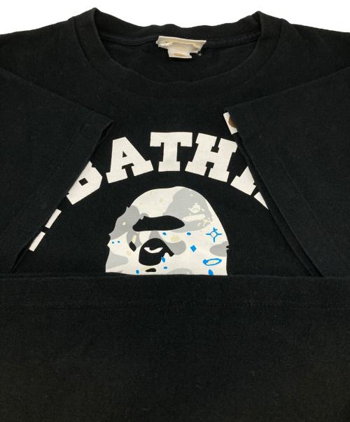 A BATHING APE（アベイシングエイプ）A BATHING APE (アベイシングエイプ) プリントTシャツ ブラック サイズ:Sの古着・服飾アイテム