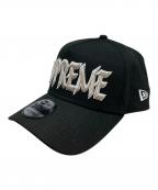 New Era×SUPREMEニューエラ×シュプリーム）の古着「Sharp Spellout Adjustable」｜ブラック