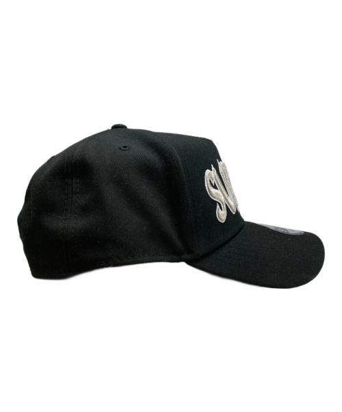 New Era（ニューエラ）New Era (ニューエラ) Supreme (シュプリーム) Sharp Spellout Adjustable ブラックの古着・服飾アイテム