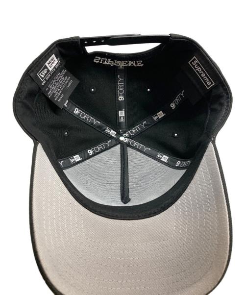 New Era（ニューエラ）New Era (ニューエラ) Supreme (シュプリーム) Sharp Spellout Adjustable ブラックの古着・服飾アイテム