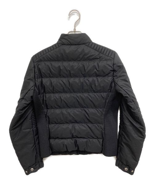 PRADA（プラダ）PRADA (プラダ) エムブレムライダース ダウンジャケット ブラック サイズ:SIZE38の古着・服飾アイテム