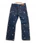 ROCA WEAR (ロカウェア) 00’s ペイントバギーデニムパンツ インディゴ サイズ:86cm (W34)：12000円