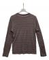 ARMANI COLLEZIONI (アルマーニ コレツィオーニ) ボーダーカットソー ブラウン サイズ:M：4000円