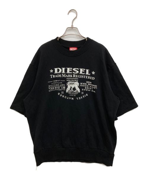 DIESEL（ディーゼル）DIESEL (ディーゼル) S-COOLING-L2 半袖スウェット ブラック サイズ:Lの古着・服飾アイテム