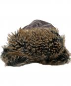 SUPREMEシュプリーム）の古着「Velvet Polka Dot Trooper Hat」｜ブラウン