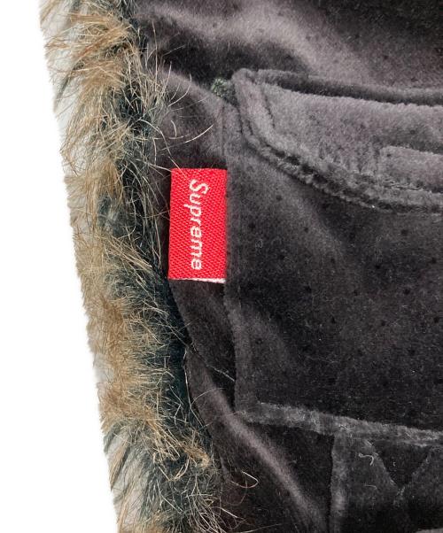 SUPREME（シュプリーム）Supreme (シュプリーム) Velvet Polka Dot Trooper Hat ブラウンの古着・服飾アイテム