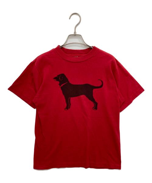 THE BLACK DOG（ブラックドッグ）The Black Dog (ブラックドッグ) 00’sプリントTシャツ レッド サイズ:8の古着・服飾アイテム