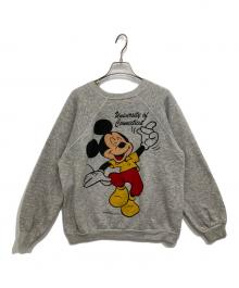 Champion（チャンピオン）の古着「80’s染み込みミッキープリントスウェット」｜グレー