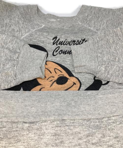 Champion（チャンピオン）Champion (チャンピオン) 80’s染み込みミッキープリントスウェット グレー サイズ:XLの古着・服飾アイテム