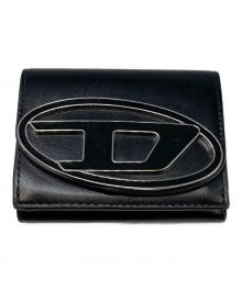 DIESEL（ディーゼル）の古着「3つ折り財布」｜ブラック