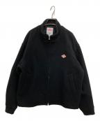 DANTONダントン）の古着「ウールパイル スタンドジャケット」｜ブラック