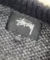 中古・古着 stussy (ステューシー) DICE MOHAIR SWEATER ブラック サイズ:M：11000円