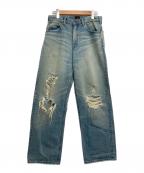LEE×BEAMSリー×ビームス）の古着「101 Clush Denim Pants Light Used」｜ブルー