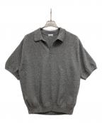 crepusculeクレプスキュール）の古着「Moss Stitch Polo」｜グレー