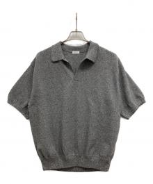 crepuscule（クレプスキュール）の古着「Moss Stitch Polo」｜グレー