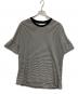 nonnative（ノンネイティブ）の古着「CLERK S/S TEE C/L PIQUE BORDER」｜ホワイト×ブラック